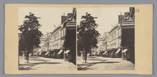 View of the Boulevard du Temple, Paris