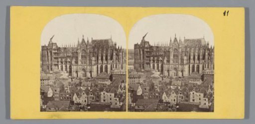 Cologne Cathedral, under construction