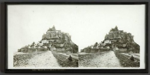 View of the abbey of Mont Saint-Michel