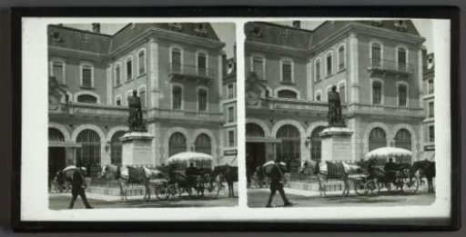 Statue of Jacques de Vaucanson at Grenoble, France