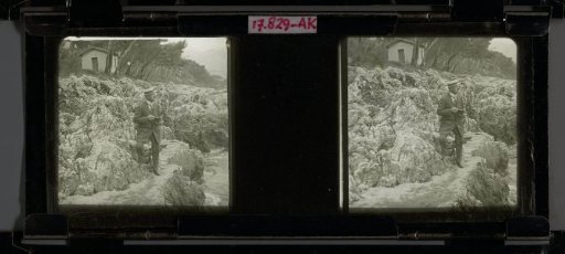 Man with Camera on the Rocks near Cap Martin