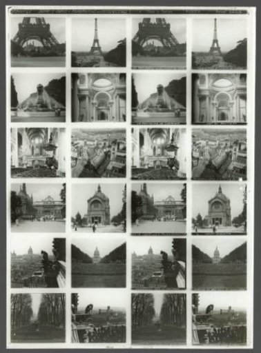 Twelve Stereoscopic Views of Paris