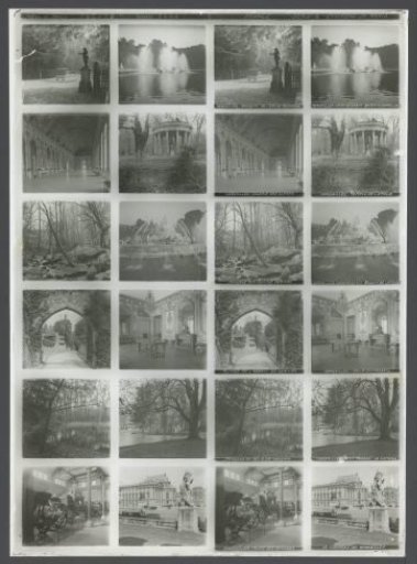 Twelve Stereoscopic Views of Versailles and Meudon