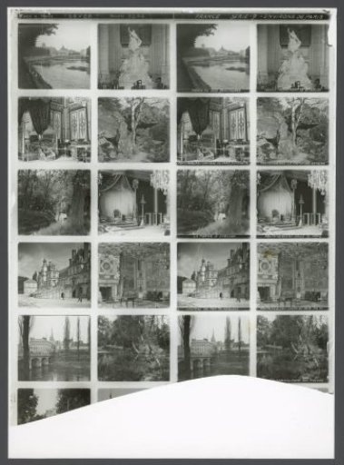 Twelve Stereoscopic Views of Rivers and Palaces in the Vicinity of Paris