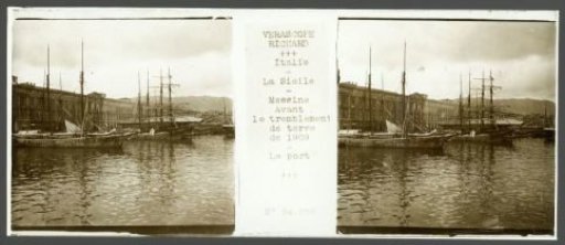 Harbour of Messina, before the Earthquake of 1909