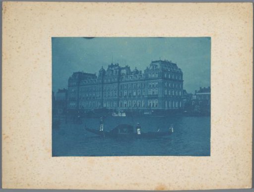 Amstel Hotel with a Gondola on the Amstel in Amsterdam