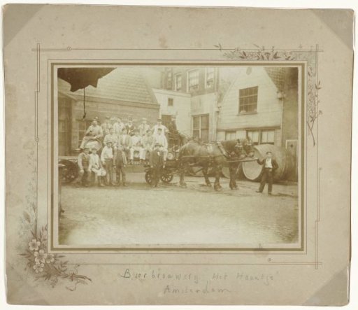 Staff of the Brewery 'Het Haantje', Amsterdam