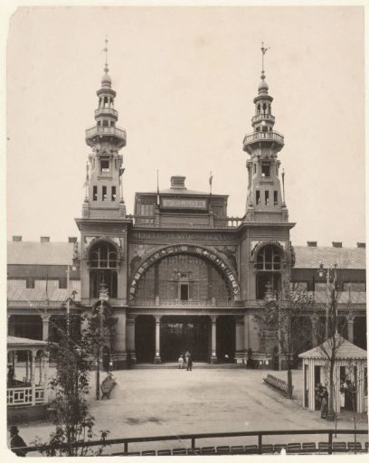 Entrance Gate of the World's Fair on Museumplein, Amsterdam 1895