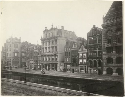 View of the Rokin Before Reclamation in Amsterdam