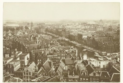 View of the Oude Schans and Montelbaanstoren, Amsterdam
