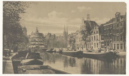 The Singel, Amsterdam, with a view of the King's Square