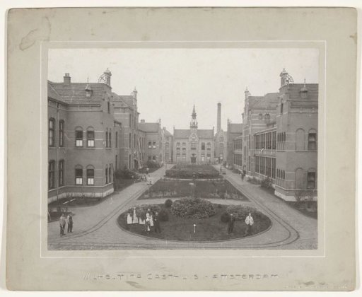 Courtyard of the Wilhelmina Gasthuis, Amsterdam Oud West