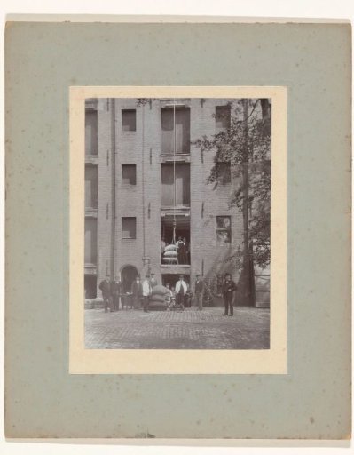 Warehouse with workers, Amsterdam