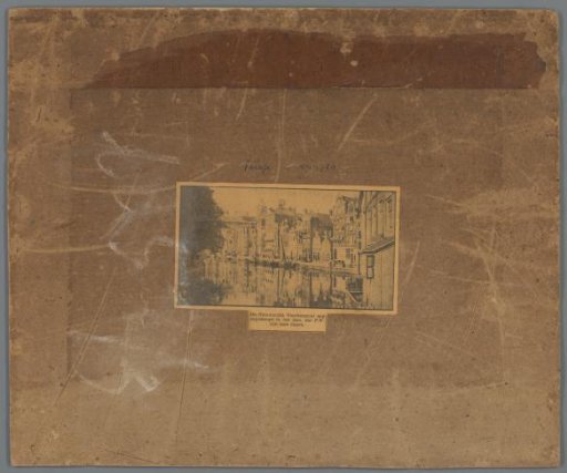 Newspaper photo reproduction of photo Nieuwezijds Voorburgwal, Amsterdam