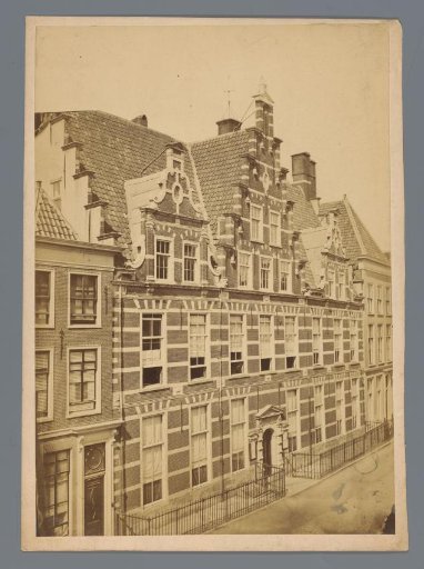 The Rijnland House in Leiden, with a stepped gable and a stone gateway