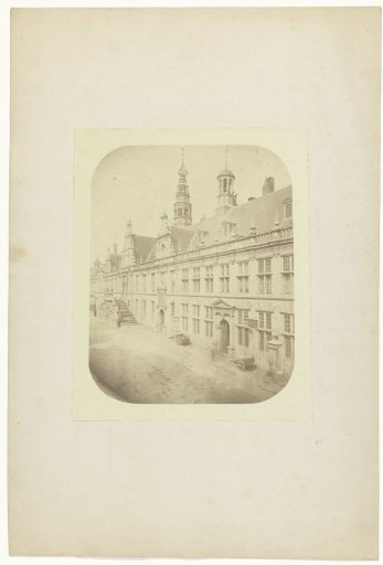 Breestraat and the town hall in Leiden