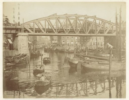 Railway Bridge over the Steigersgracht in Rotterdam