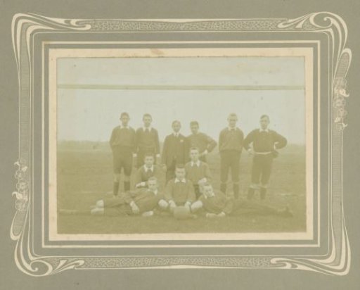Group Portrait of Footballers