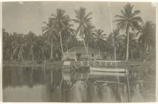 View of a house in the Dutch East Indies