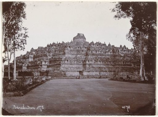 Borobudur, viewed from the northwest