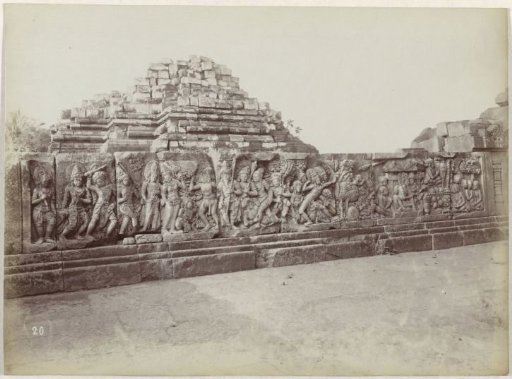 Relief at the Prambanan temple complex