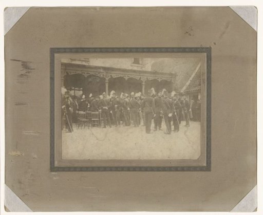 Soldiers at their swearing-in