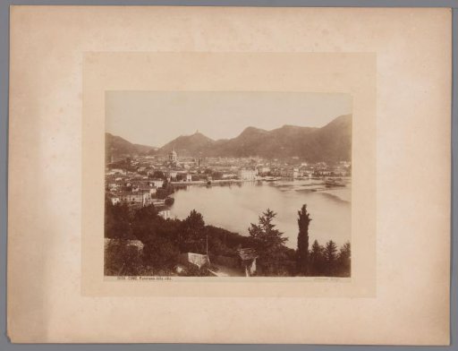 View of Como on Lake Como, Italy