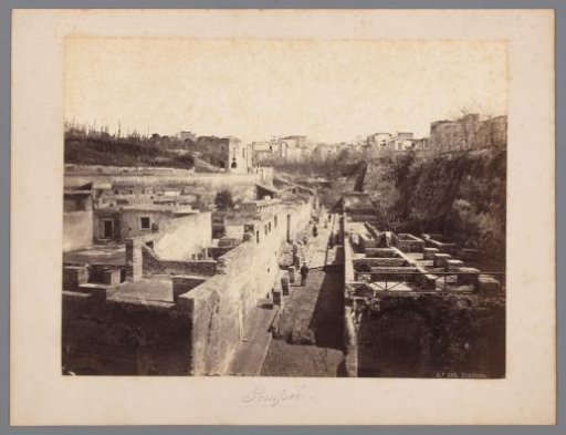 View of Herculaneum, Italy