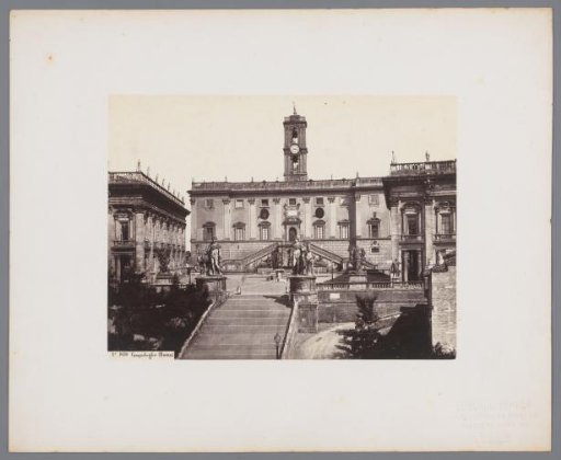 View of the Capitoline Hill in Rome, Italy