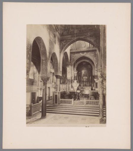 Interior of the Cappella Palatina in Palermo, Italy