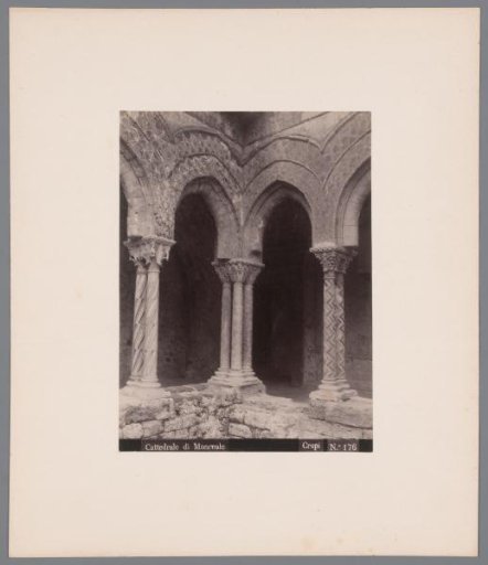 Cloister in the Cathedral of Monreale, Italy