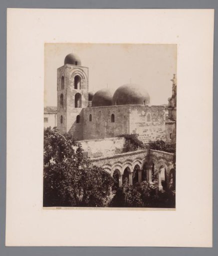 Exterior of the San Giovanni degli Eremiti in Palermo, Italy