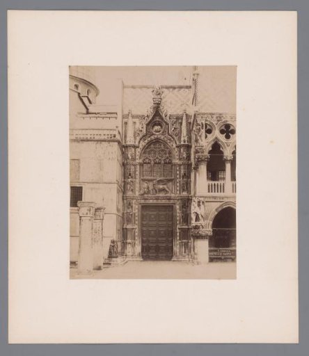 Porta della Carta in the St. Mark's Basilica in Venice, Italy