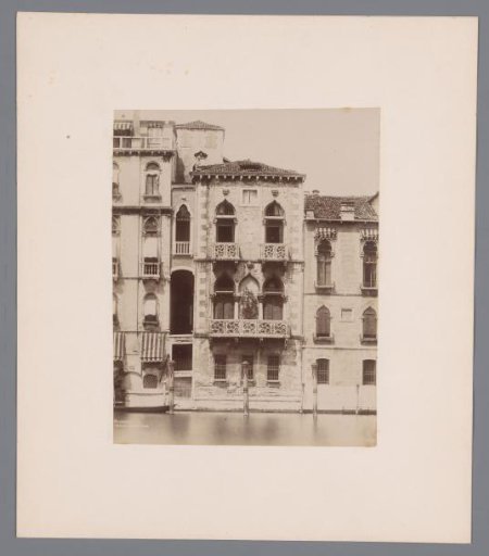 Facade of the Palazzo Contarini Fasan in Venice, Italy