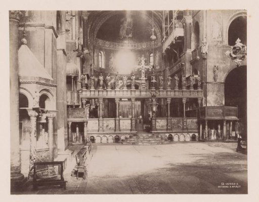 Interior of St. Mark's in Venice, Italy