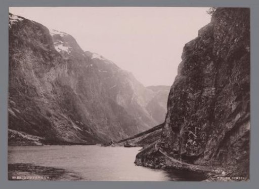 View of the Nærøyfjord near Gudvangen