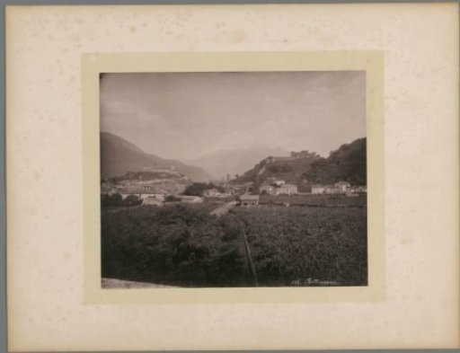 View of Bellinzona in Ticino, Switzerland