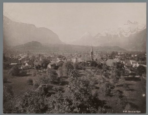 View of Bex in Switzerland