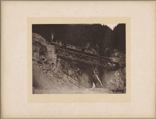 Railway Bridge on the Brünig Railway between Lucerne and Interlaken