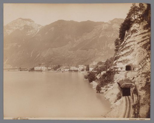 Brunnen on the Lake of the Four Forest Cantons in Switzerland