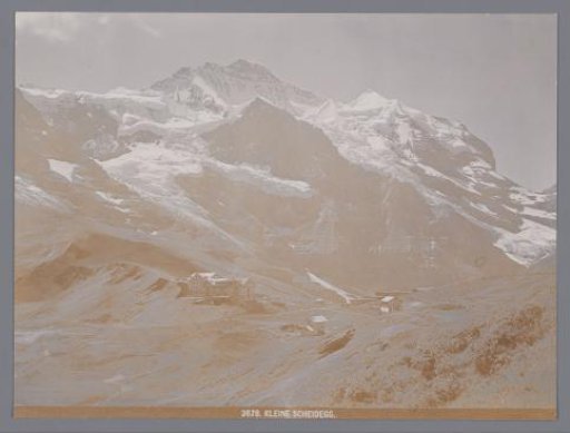 View of the Kleine Scheidegg in the Bernese Alps
