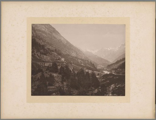 View of Gurtnellen in Switzerland