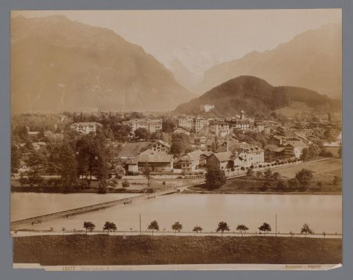 View of Interlaken and the Jungfrau, Switzerland