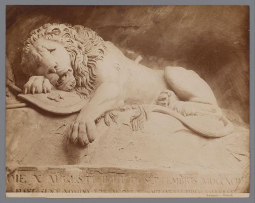 Lion Monument in Lucerne, Switzerland