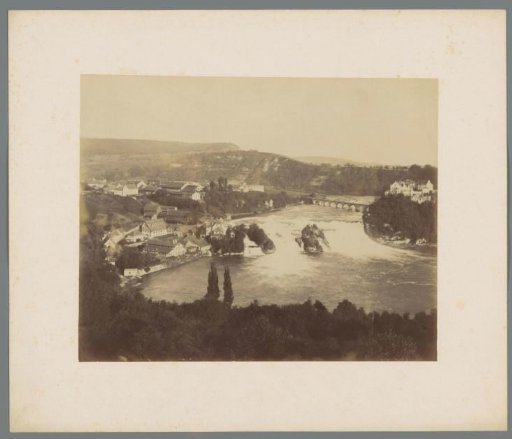 View of the Rhine Falls near Schaffhausen