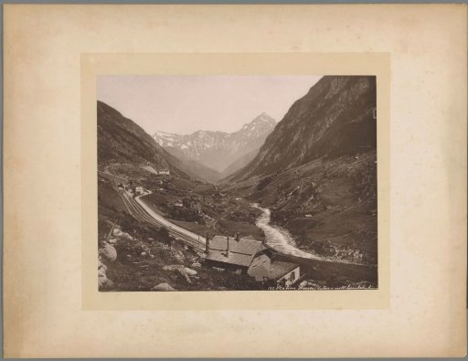 Wassen Station on the Gotthard railway line