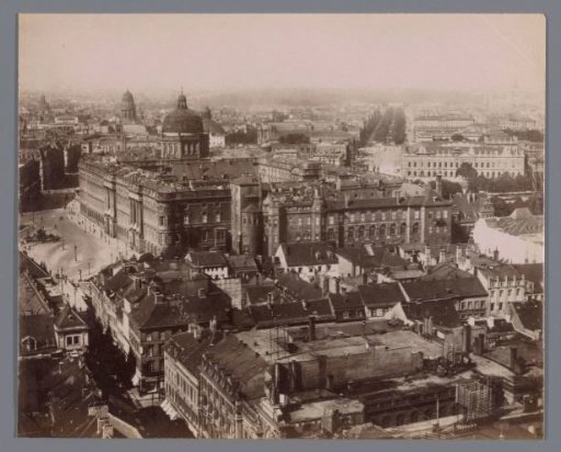 City view of Berlin, seen from the town hall