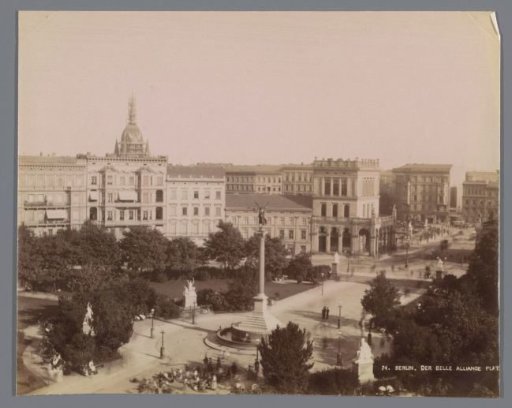 View of the Belle-Alliance-Platz in Berlin