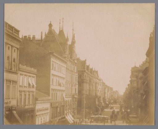 View in the Friedrichstrasse in Berlin
