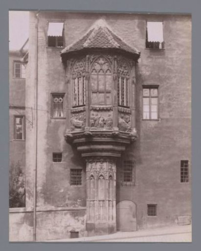 Bay window with a biblical scene, Nuremberg